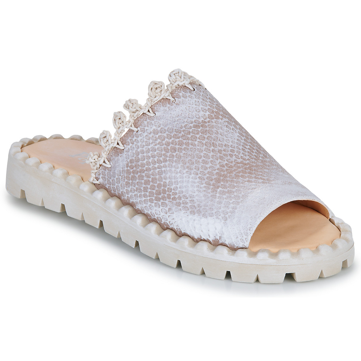 Papucei  MARY  Stříbrná