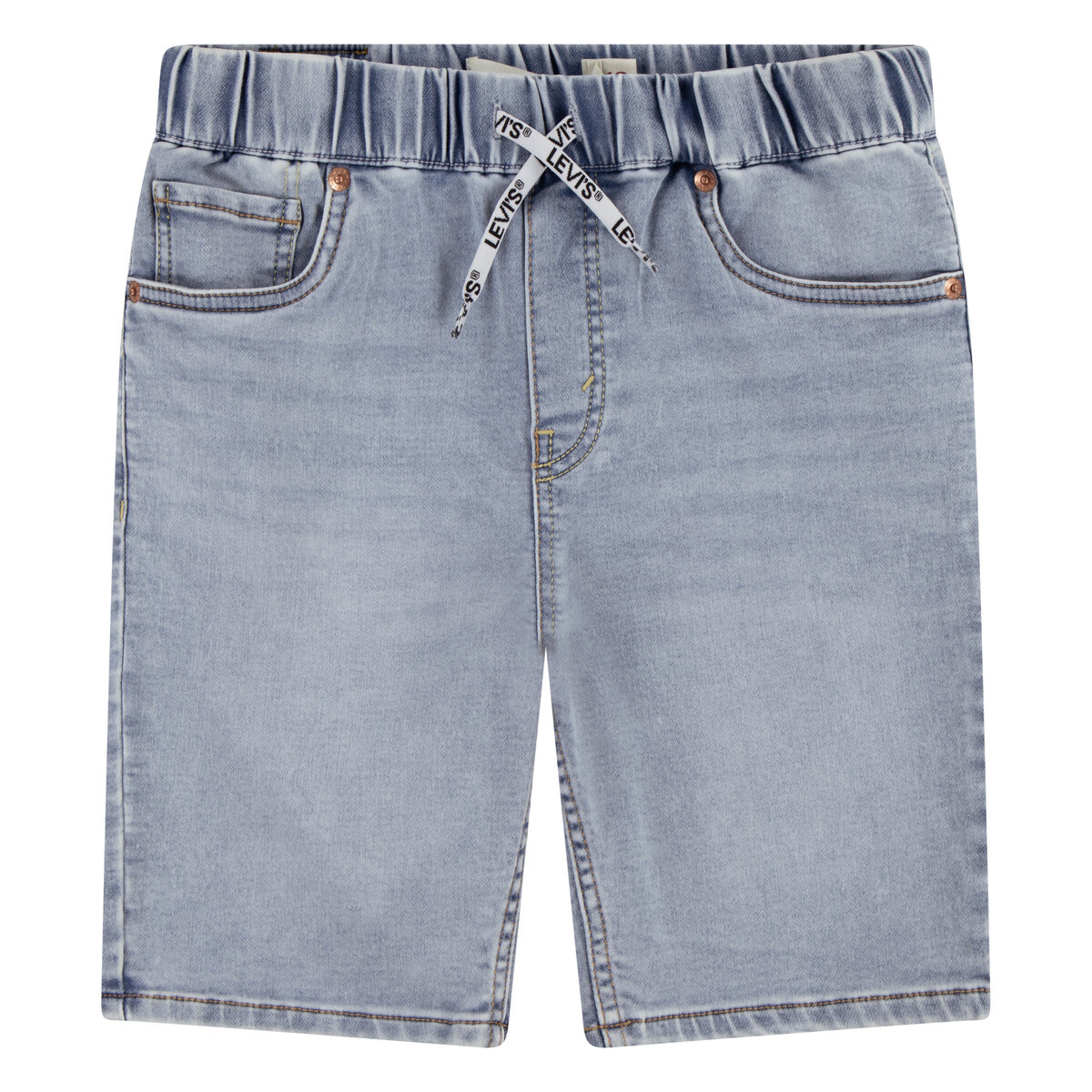 Levis  SKINNY PULL-ON DOBBY SHORT  Modrá