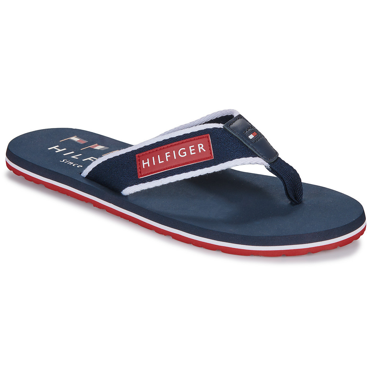 Tommy Hilfiger  PATCH HILFIGER BEACH SANDAL  Tmavě modrá