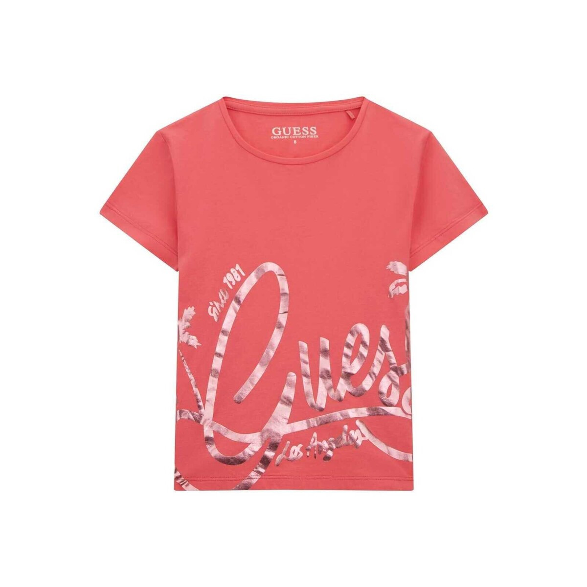Guess  MIDI T SHIRT  Růžová