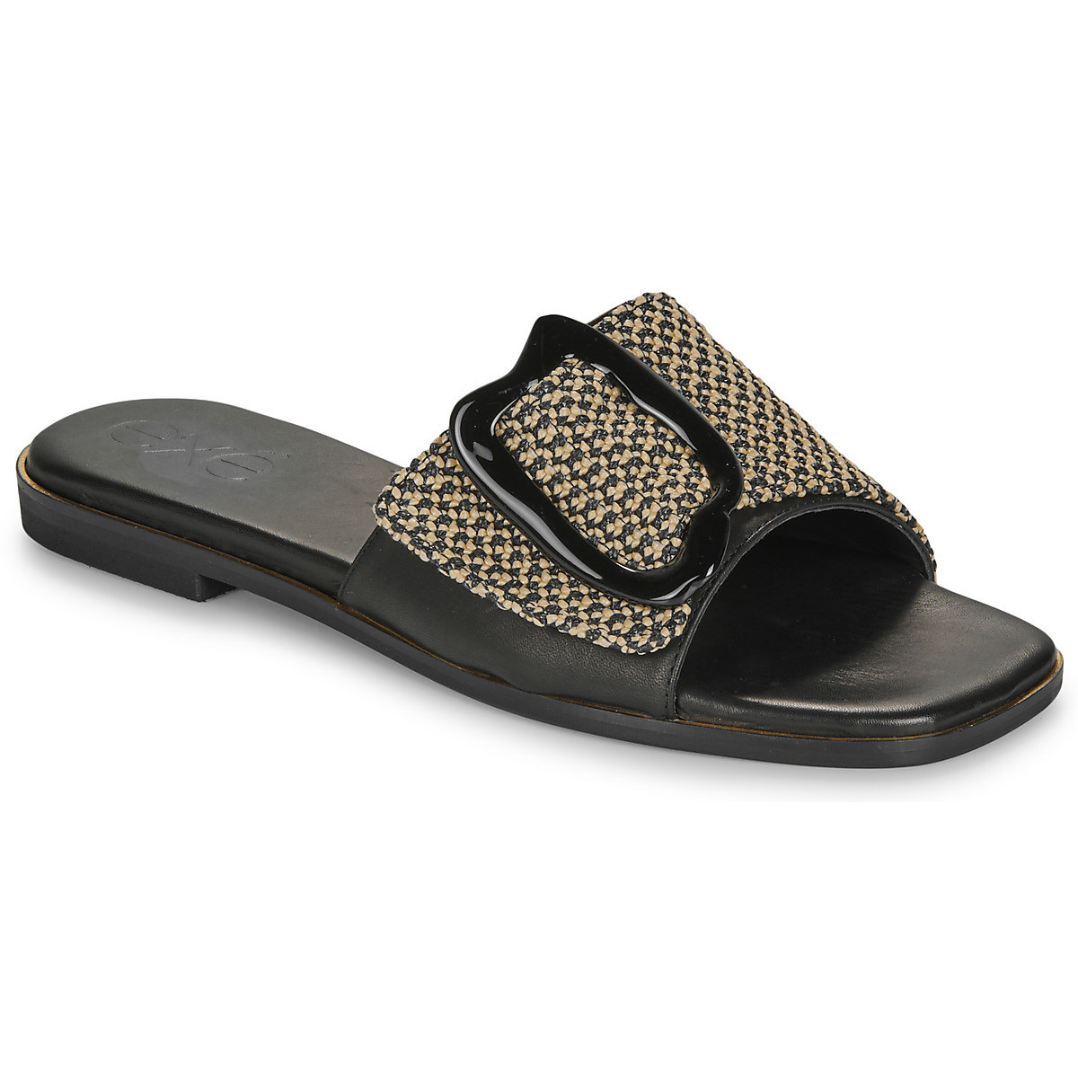 Exé Shoes  556-ORO-RAFFIA-BLACK  Černá