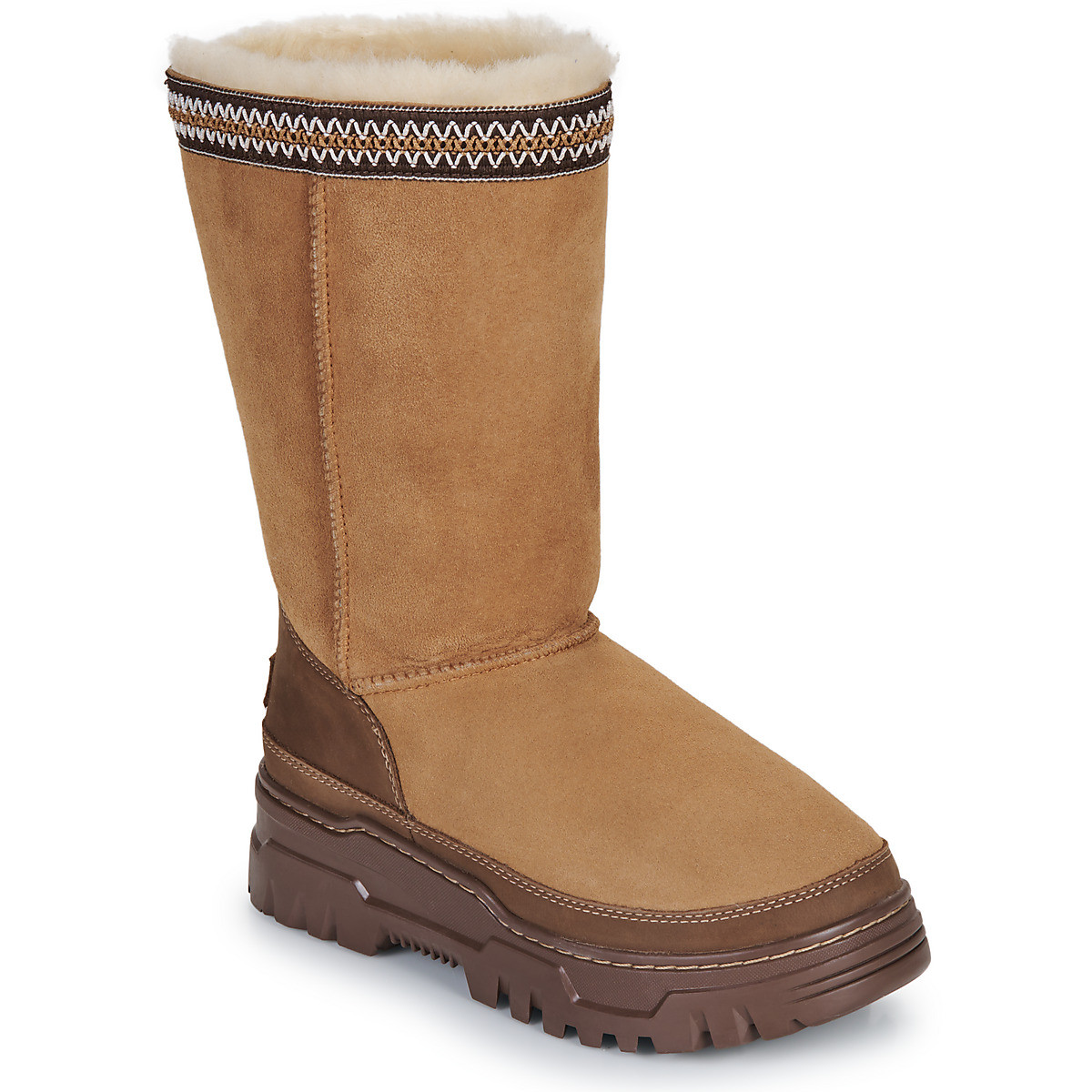UGG  W CLASSIC TALL TRAILGAZER  Hnědá
