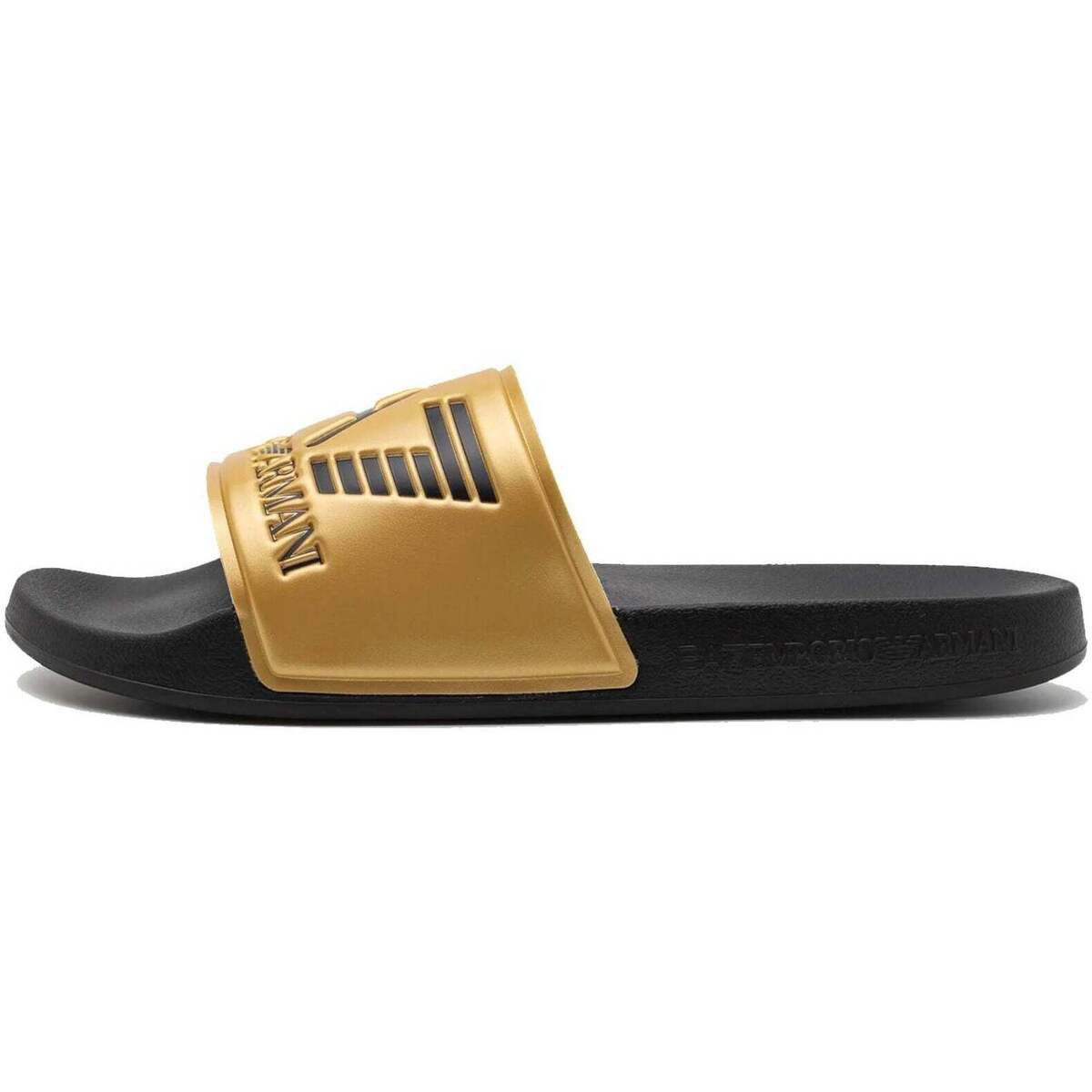 Ea7 Emporio Armani  Visibility Logo Slides Shiny Gold/Black  ruznobarevne