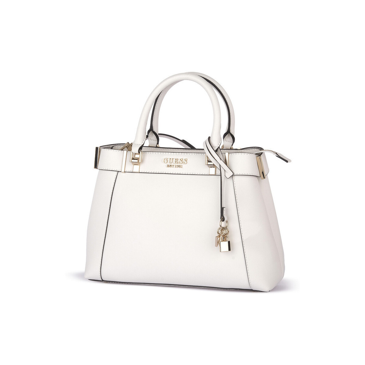 Guess  ANADELA 3 SATCHEL  Bílá