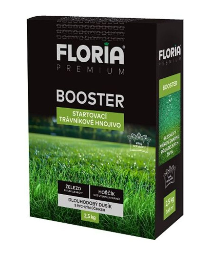 Startovací trávníkové hnojivo FLORIA Booster 2,5 kg