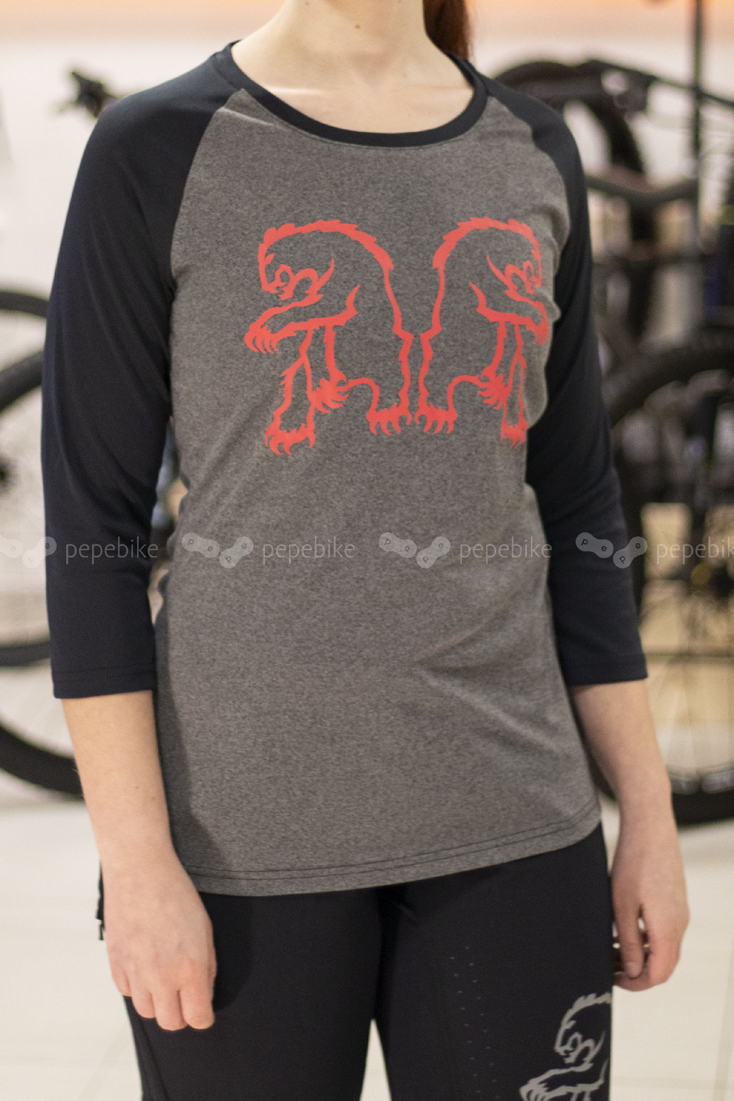 Dámský cyklistický dres Chromag Mission - Hibiscus Velikost: S