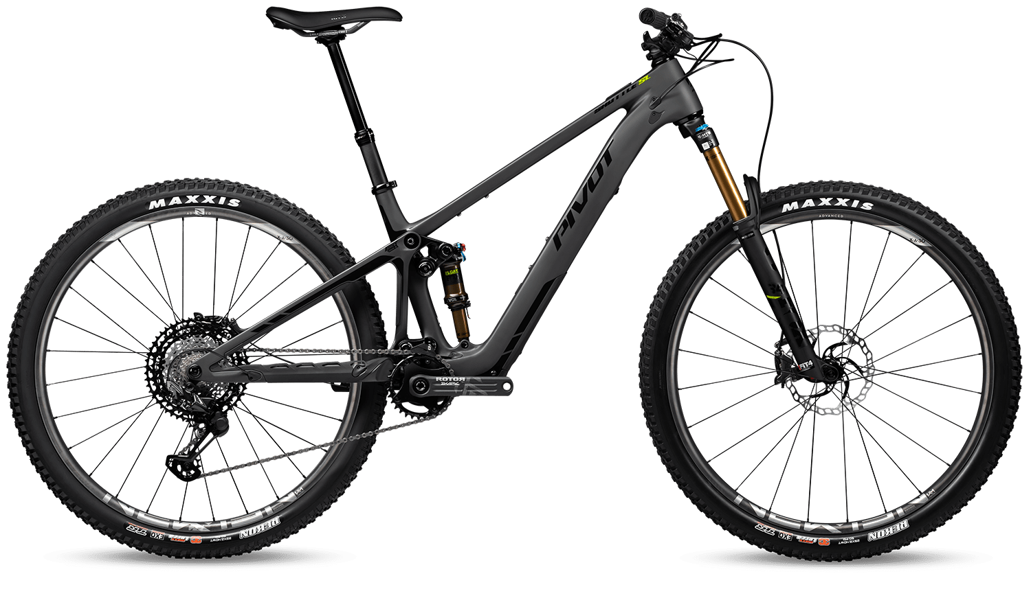 Celoodpružené elektrokolo Pivot Shuttle SL Team XTR WC Barva: Black Lime, Velikost: S