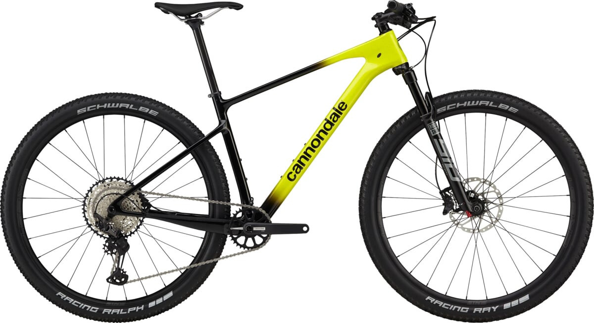 CANNONDALE kola a rámy Horské kolo Cannondale Scalpel HT Carbon 3 - Highlighter Velikost: M