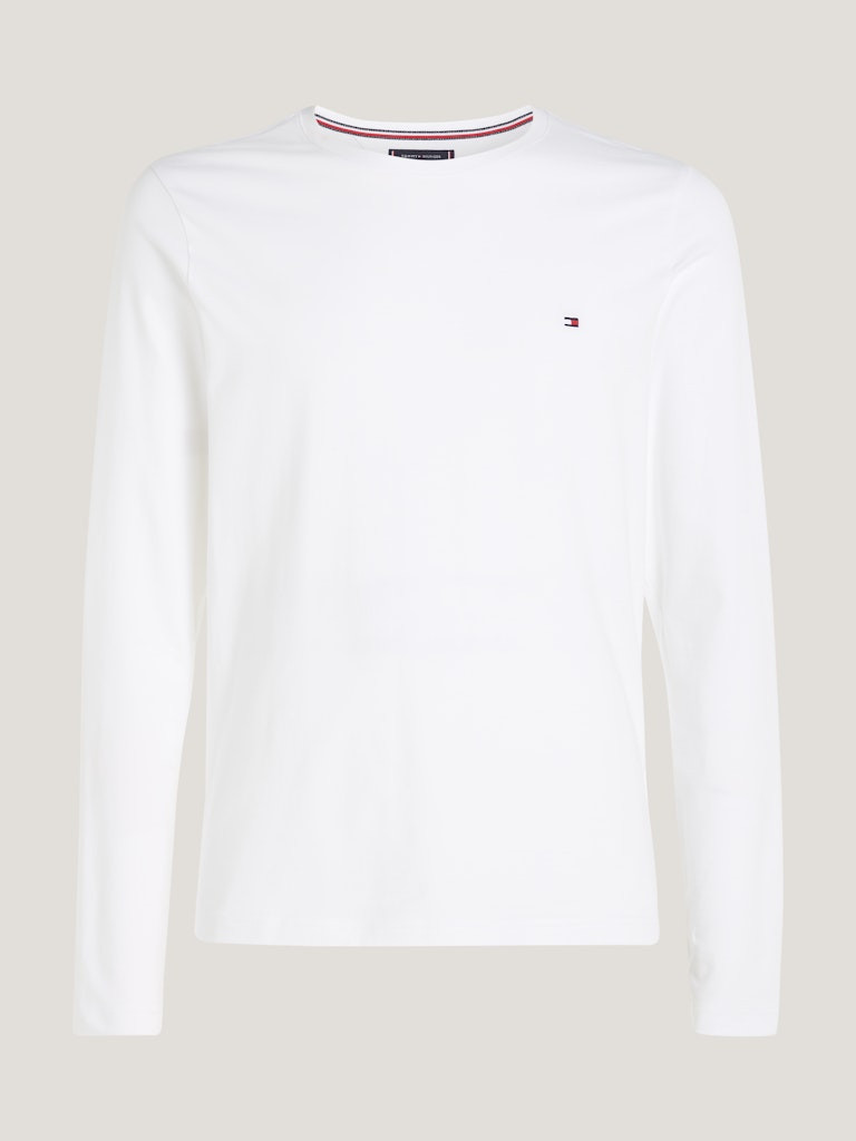 TOMMY HILFIGER STRETCH SLIM FIT TEE Pánské tričko XL MW0MW10804YBR