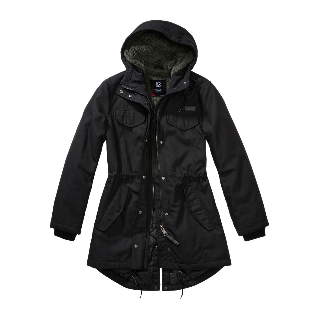 Kabát Brandit Ladies Marsh Lake Parka - černý, XS