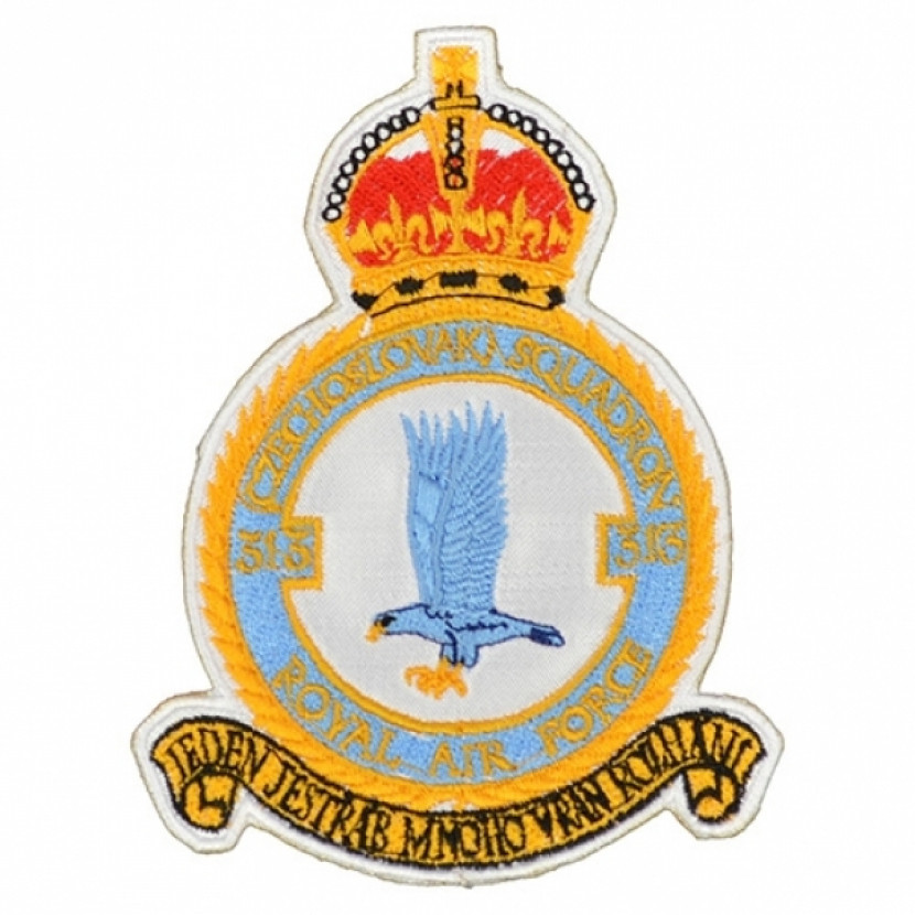Nášivka Československá 313. peruť RAF - barevná