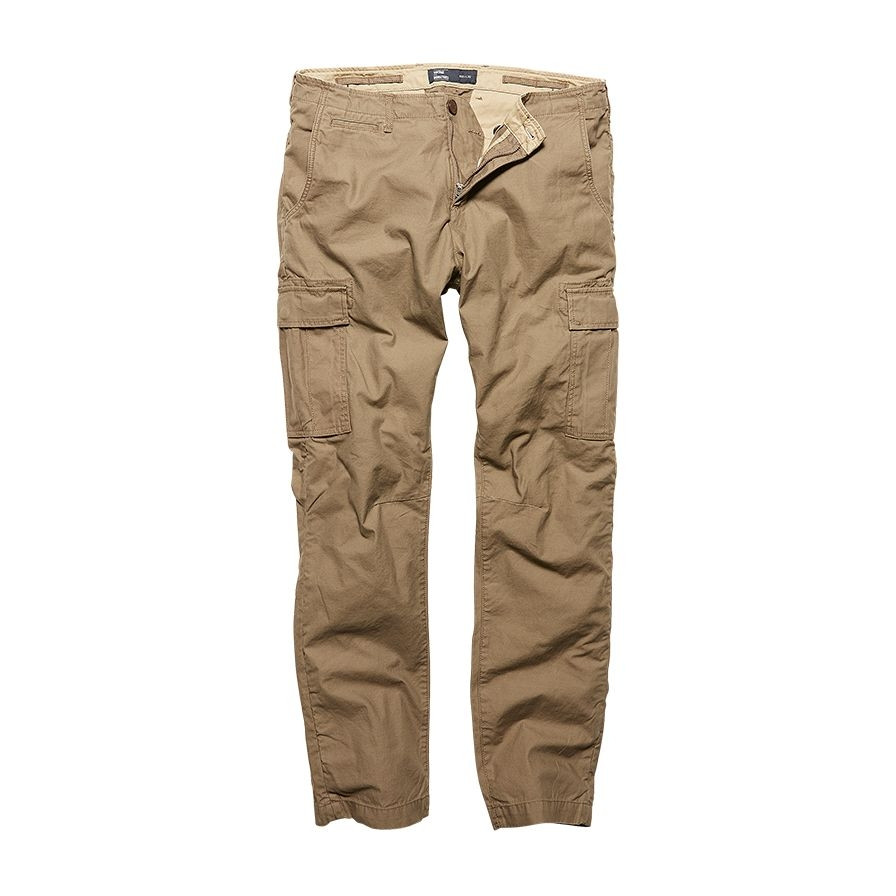 Kalhoty Vintage Industries Mallow - béžové, 38