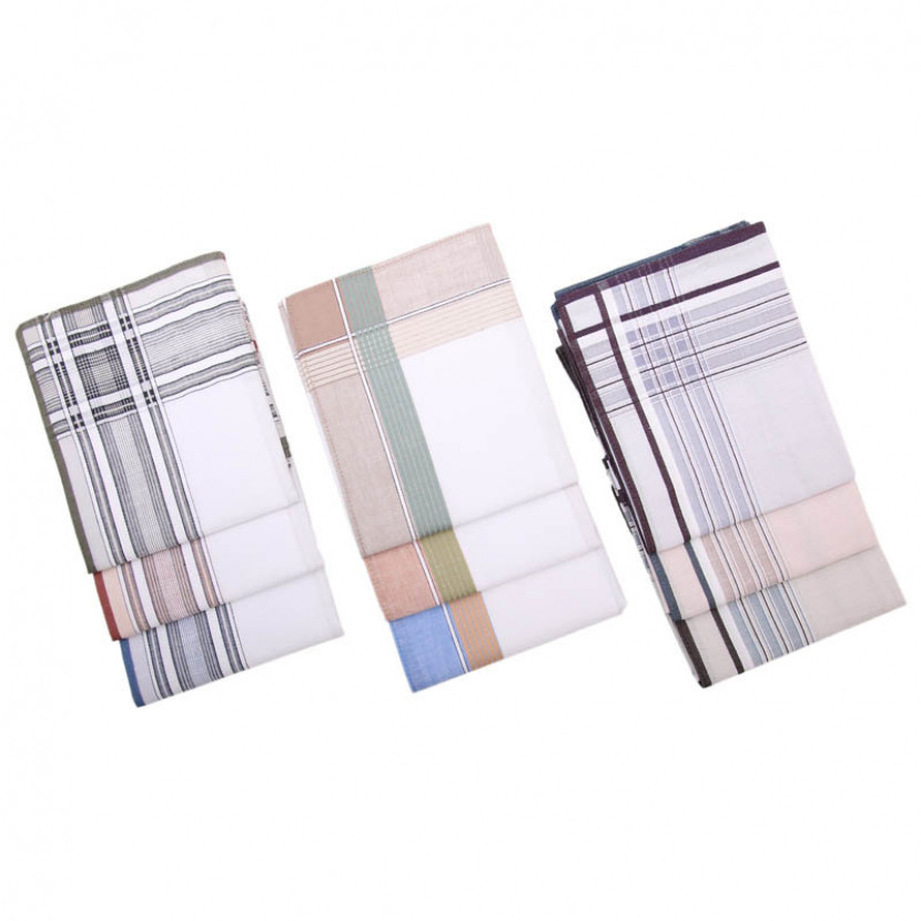 Pánské kapesníky Etex M11 6 ks - různé barvy