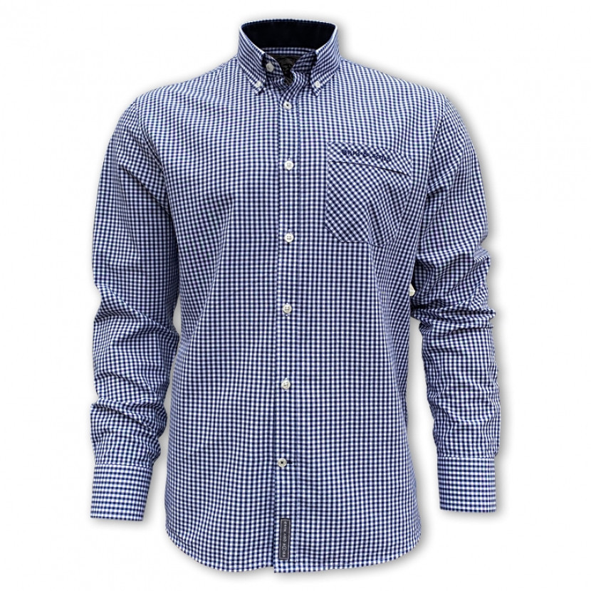 Košile pánská Erik and Sons Brickwell - navy-bílá, M