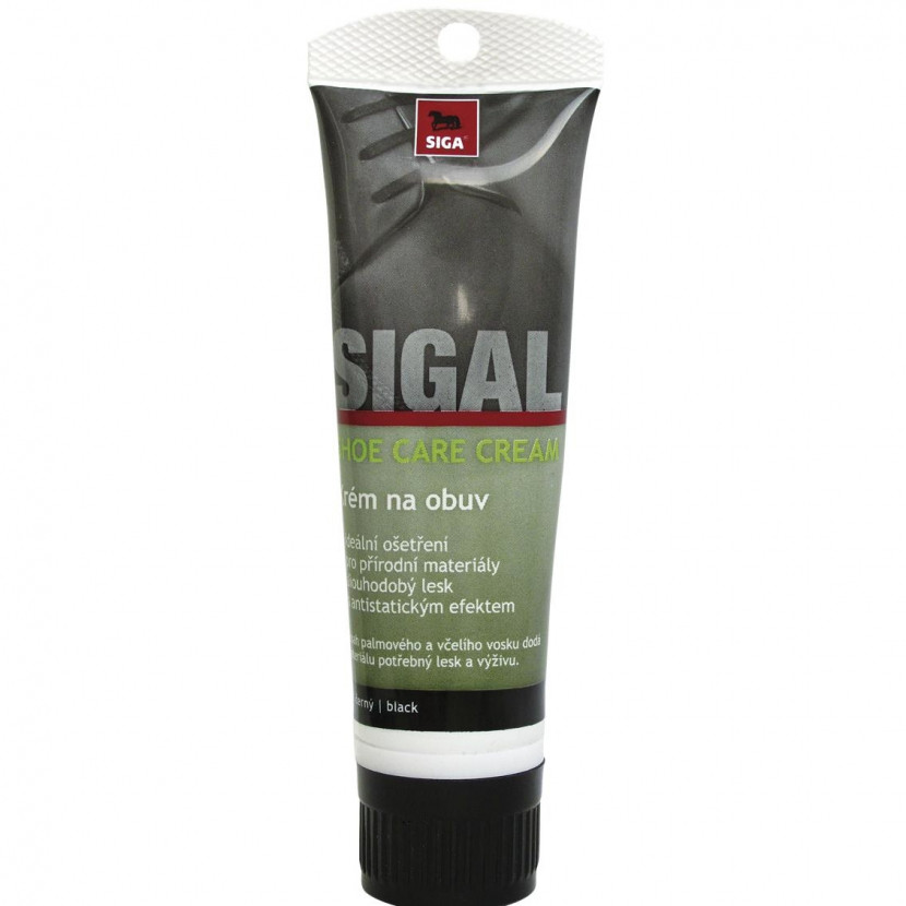 Impregnační krém na obuv Siga Care bez aplikátoru 50ml - černý