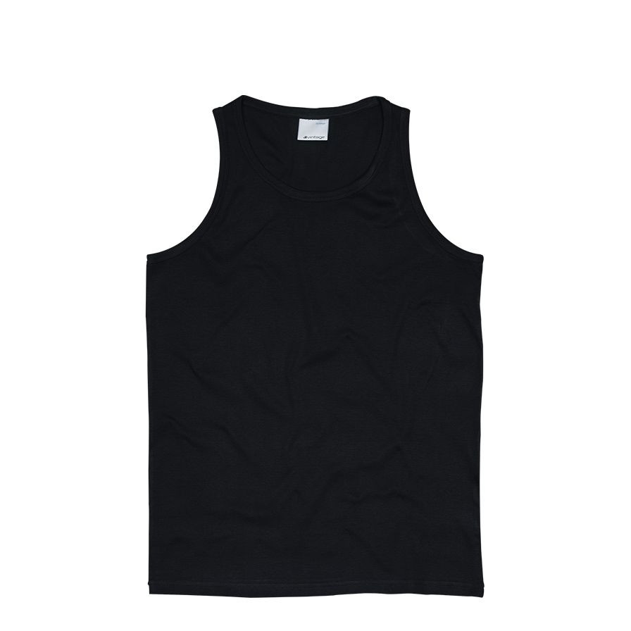 Tílko Vintage Industries Bryden - černé, XL