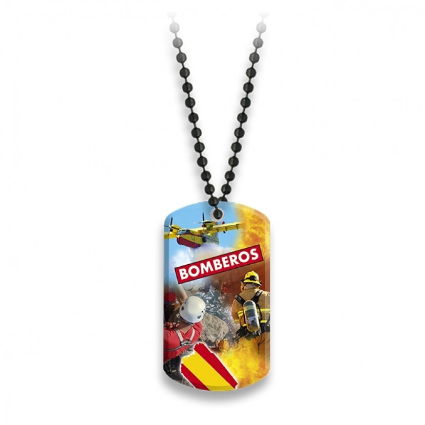 Známka Dog Tag Albainox Bombeiros Spanish - barevná