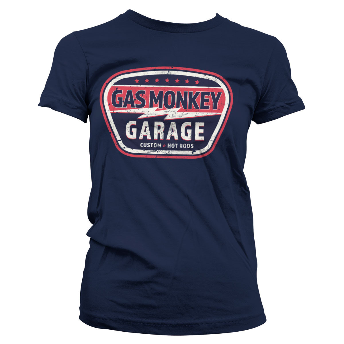 Triko dámské Gas Monkey Garage Vintage Custom - navy, XXL