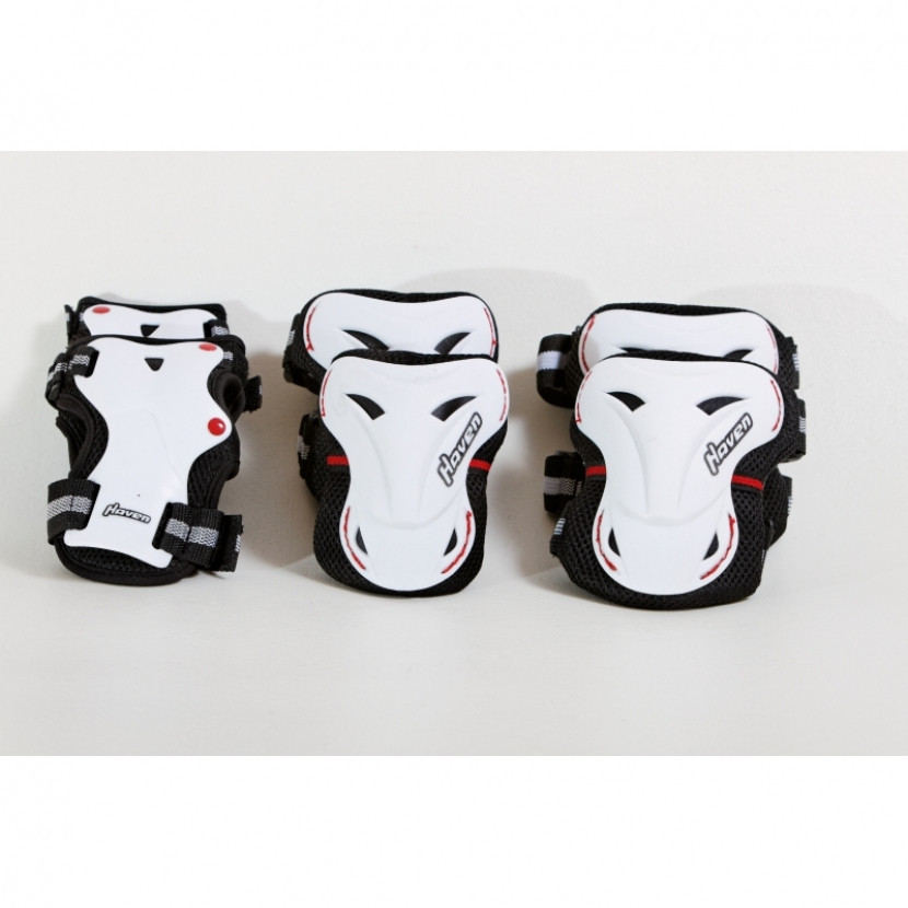 Sada chráničů Haven Inline Skate Set 3 páry - bílá, L/XL