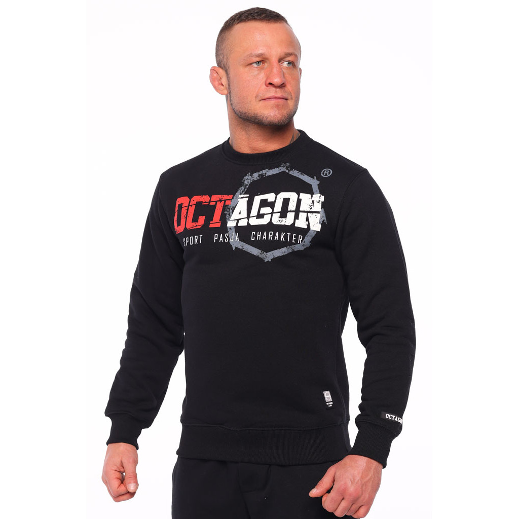 Mikina Octagon Sport Pasja - černá, XL