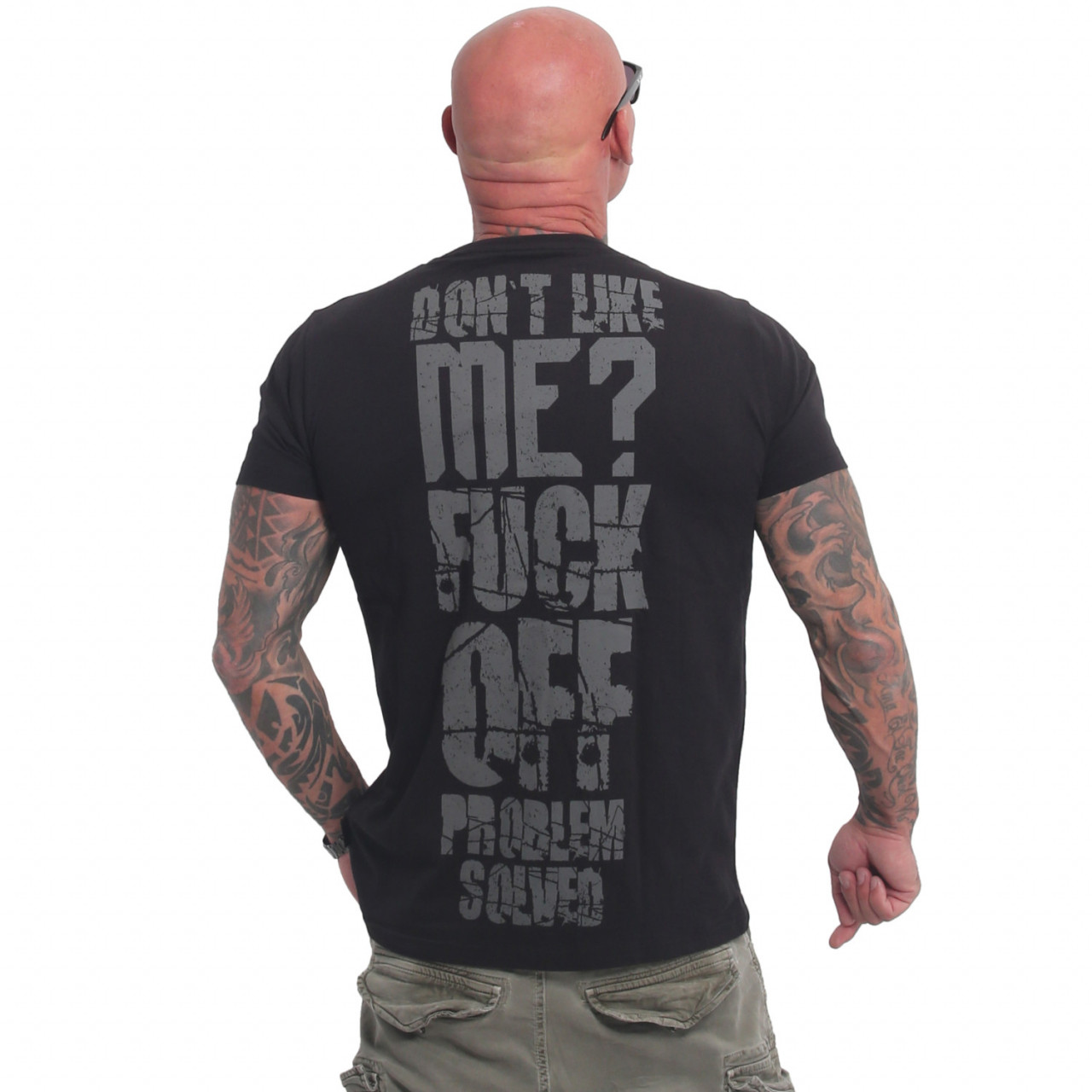 Triko pánské Yakuza Like Me Regular - černé-šedé, L