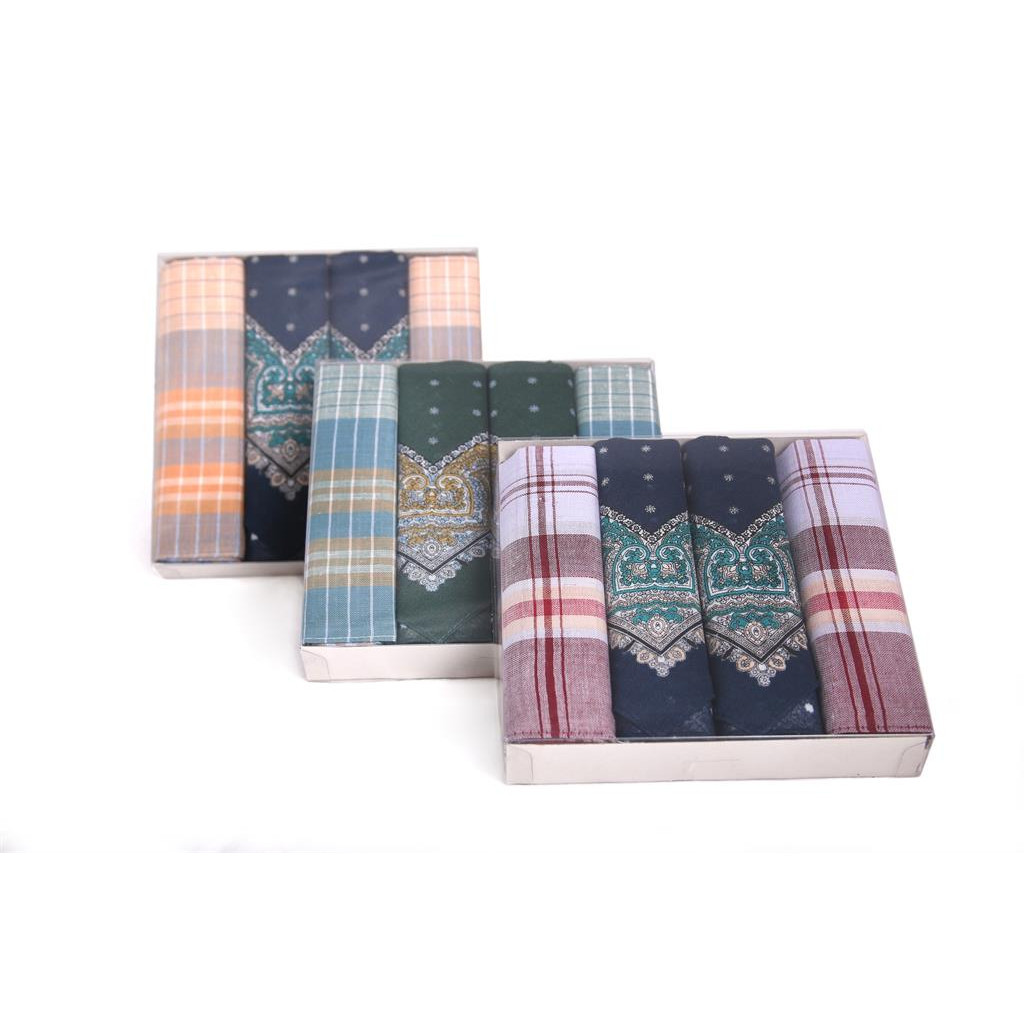 Pánské kapesníky Etex M08 4 ks - různé barvy