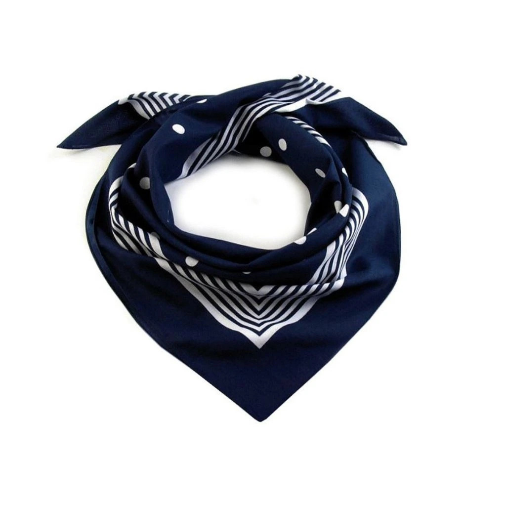 Šátek Etex Puntíky B01 1 ks - tmavě modrý