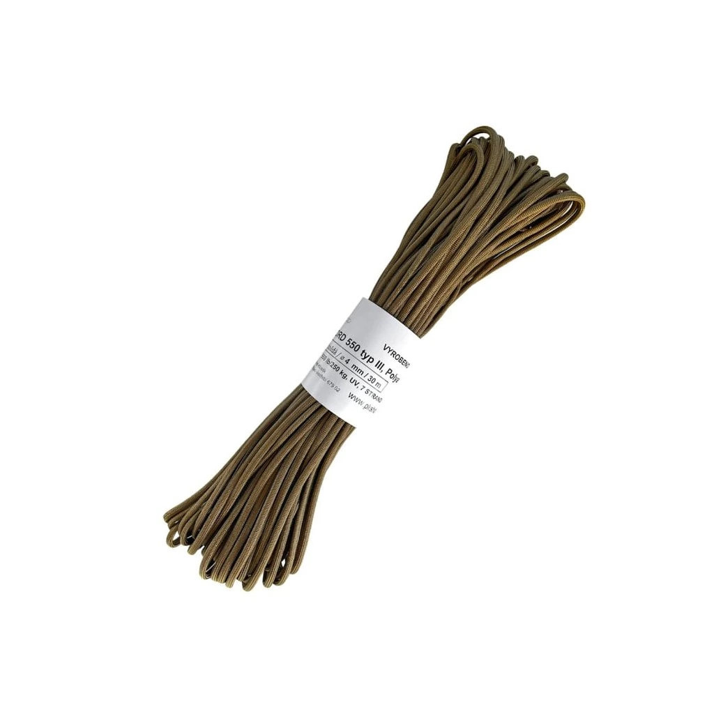 Para lano PKS 550 polyamid 30 m - tmavě hnědé