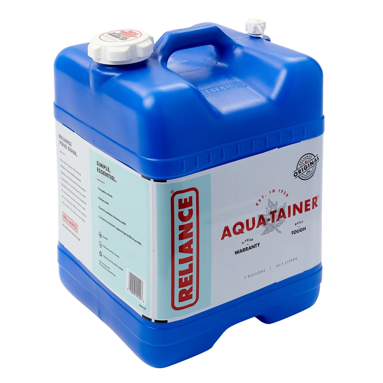 Kanystr na vodu Politainer Aqua Tainer 26 l - modrý