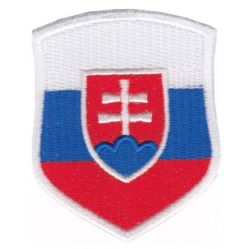 Nášivka znak Slovenská vlajka 5,5x6,5 cm