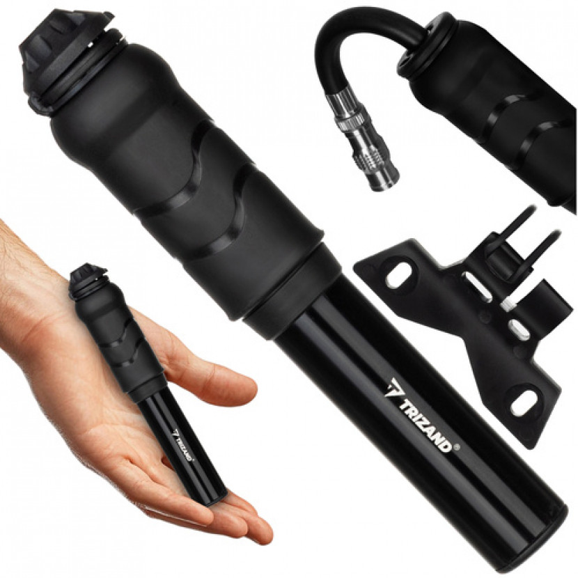 Ruční pumpa na kolo Trizand 25392 - černá