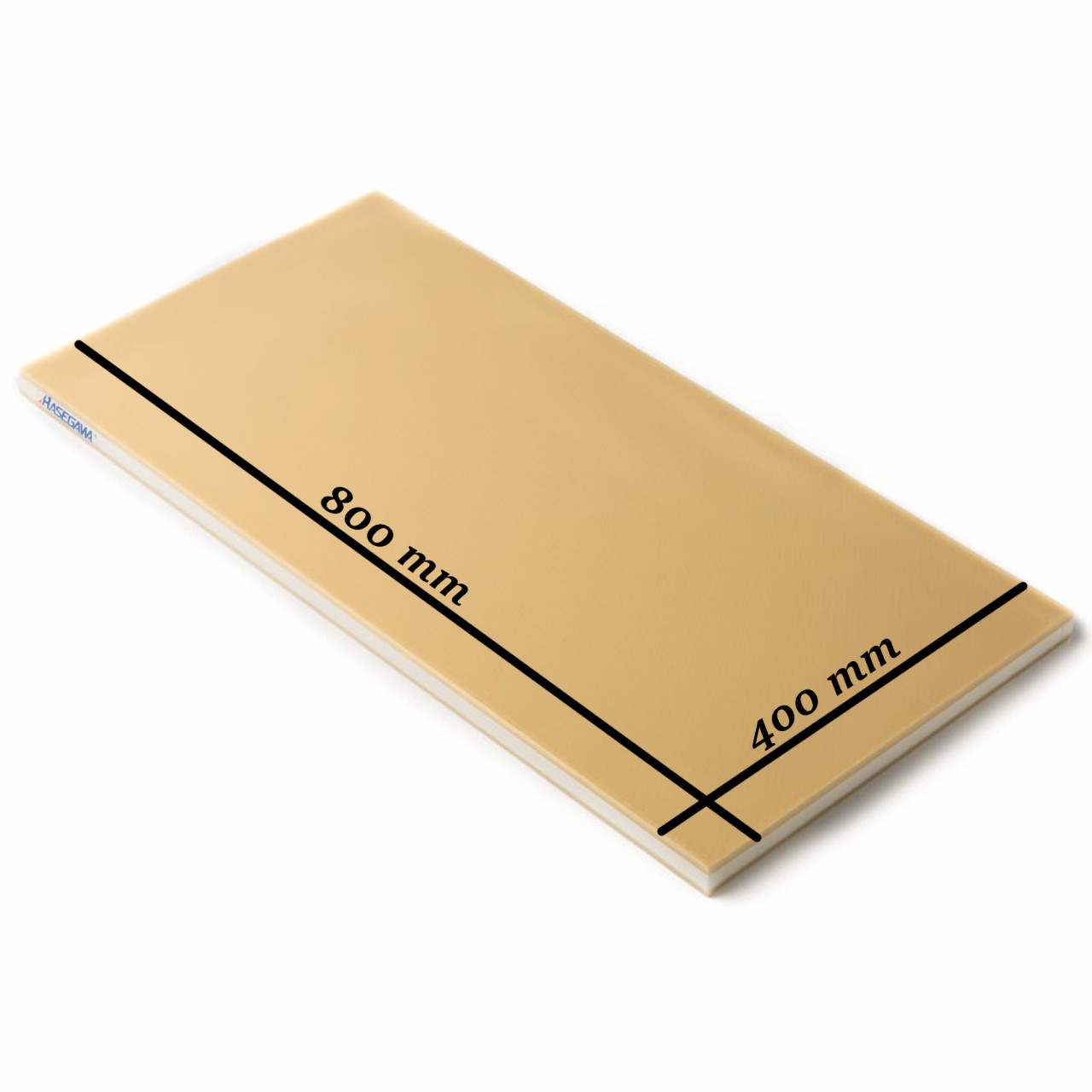 Krájecí kompozitní deska Hasegawa 80x40 cm - hnědá