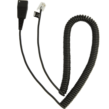 Jabra QD-RJ10, 0,5-2m, coiled - Cisco