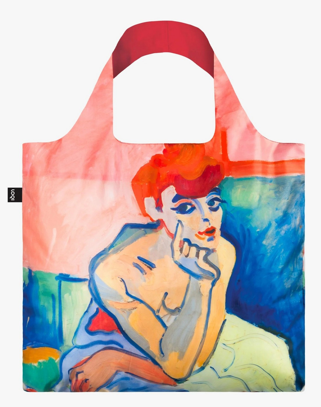 Skládací nákupní taška LOQI ANDRÉ DERAIN Woman in a Chemise