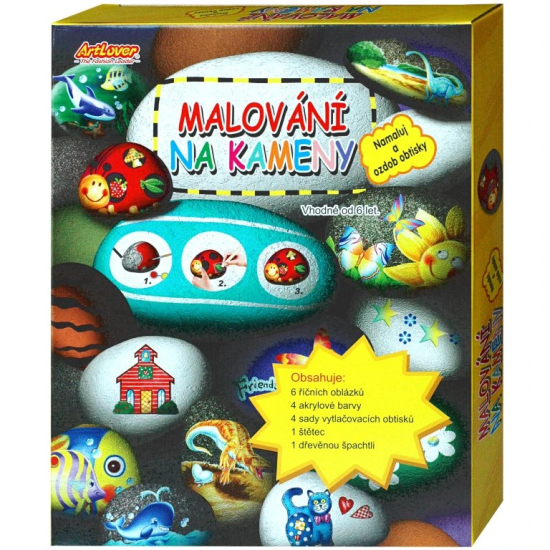 ArtLover Kreativní set - Malování na kameny - RPK - CB100
