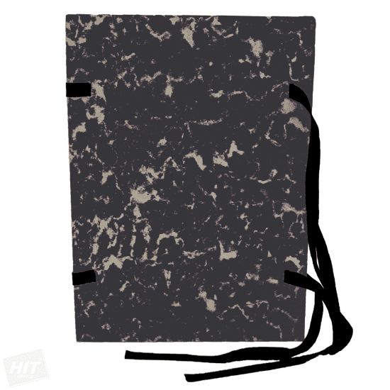 Hit Spisová deska A4 mramor - černá - 177.10 - Hit Černá Černá 25