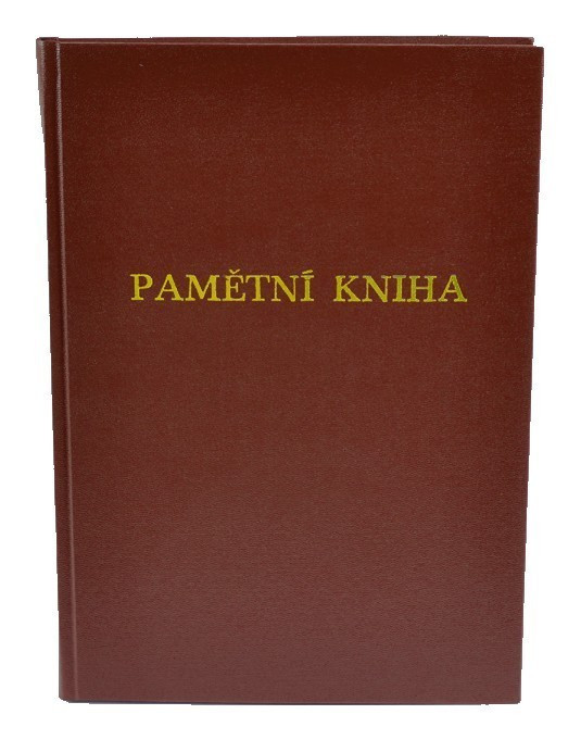 Hospa Pamětní kniha 200 listů - červená