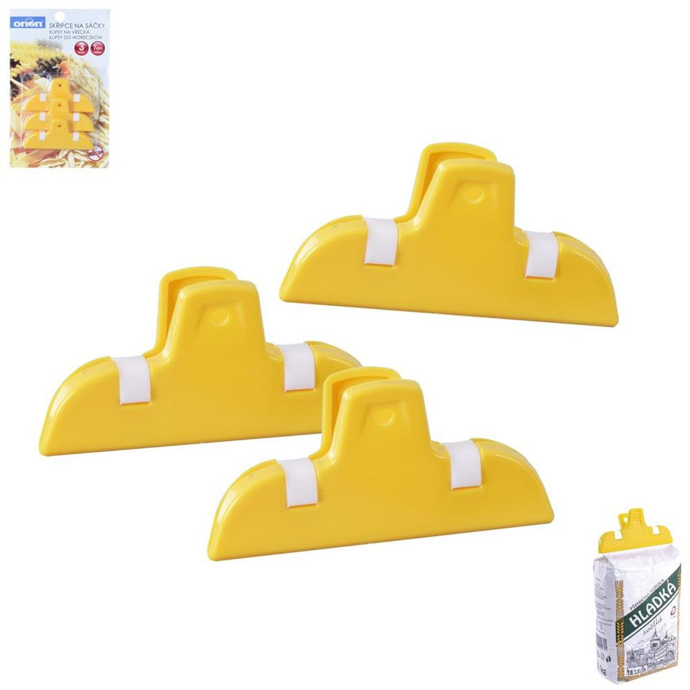 Skřipce na sáčky, 3 ks - ORION