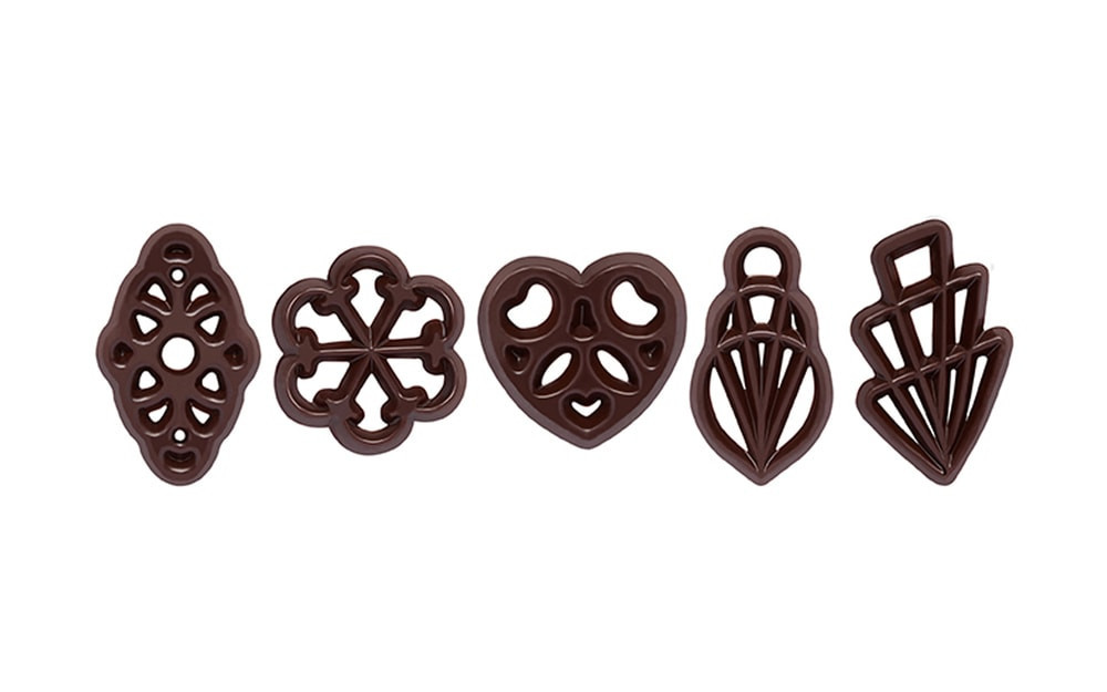 Mix tmavých filigránků Mila - 550 ks / 725 g -