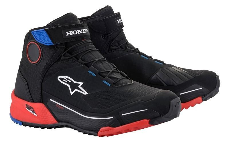 Alpinestars Boty na motorku CR-X Drystar Honda Kolekce černo-červeno-modré
