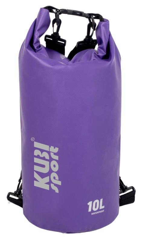 Kubisport Voděodolný lodní vak 10 L fialový