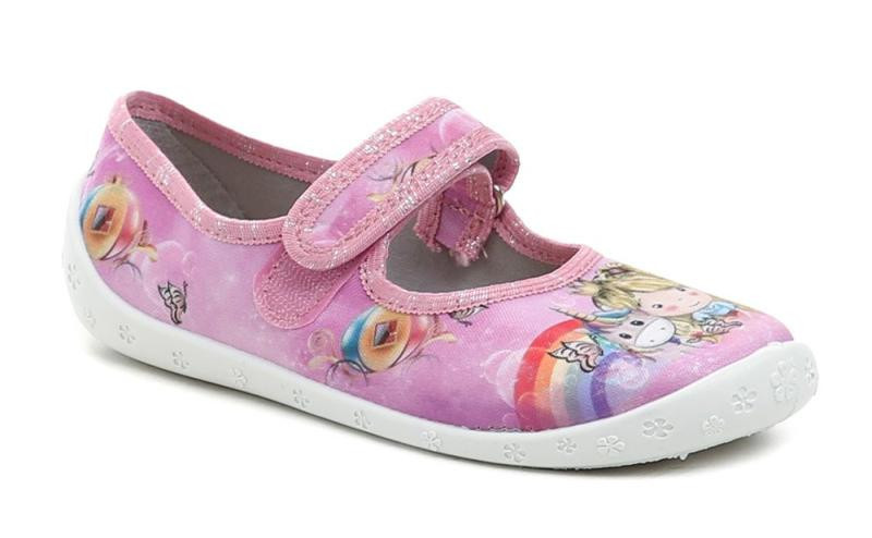 Raweks Dorotka D2 růžové dívčí baleríny