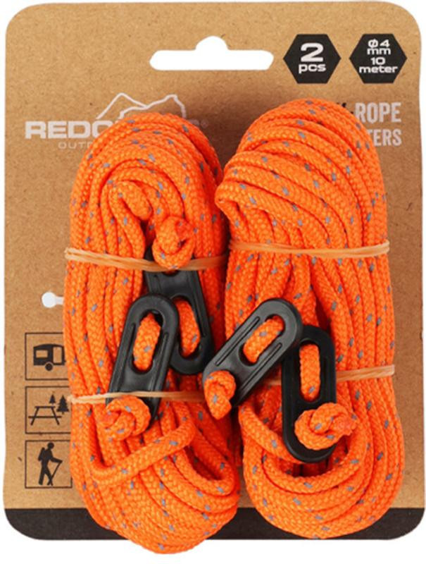 Redcliffs Stanové šňůry oranžové 2 ks