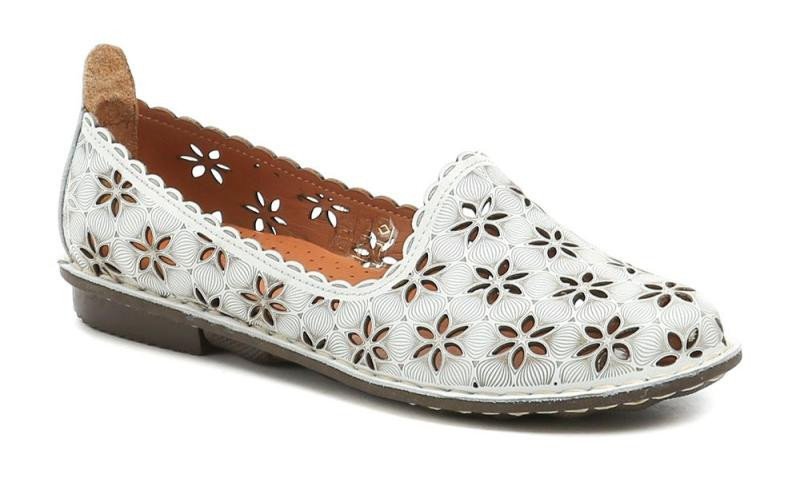 Urban Ladies 242-25 bílé dámské mokasíny