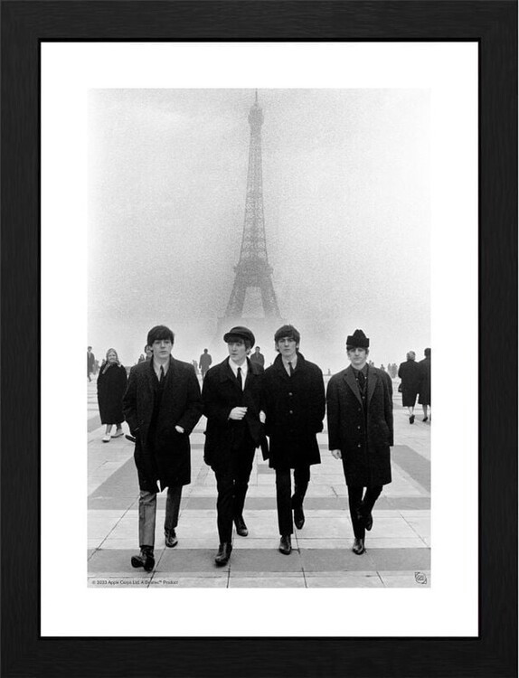ABY STYLE Obraz na zeď - The Beatles - Paris, 34.3 × 44.5 cm