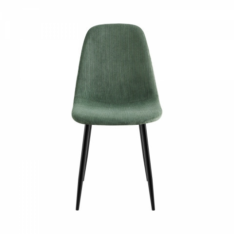 Jídelní židle AMALFI zelený manšestr 3073 Idea