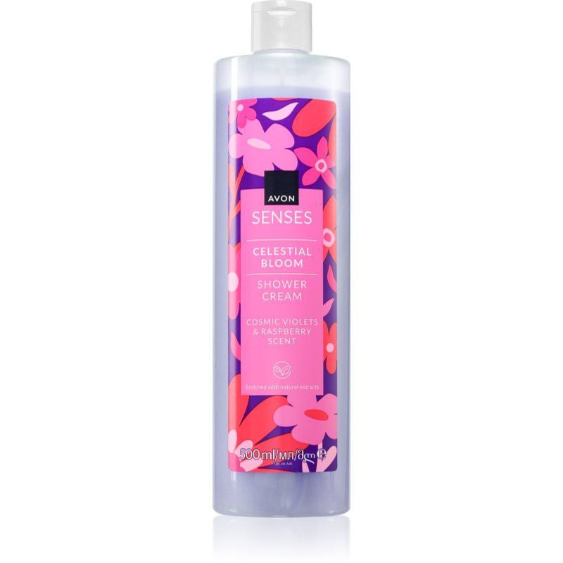 Avon Senses Celestial Bloom krémový sprchový gel 500 ml