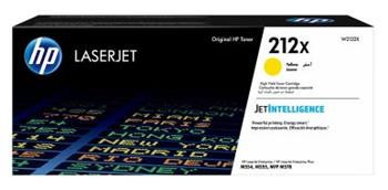 HP 212X High Yield Yellow Original Laser Toner Cartridge, W2122X