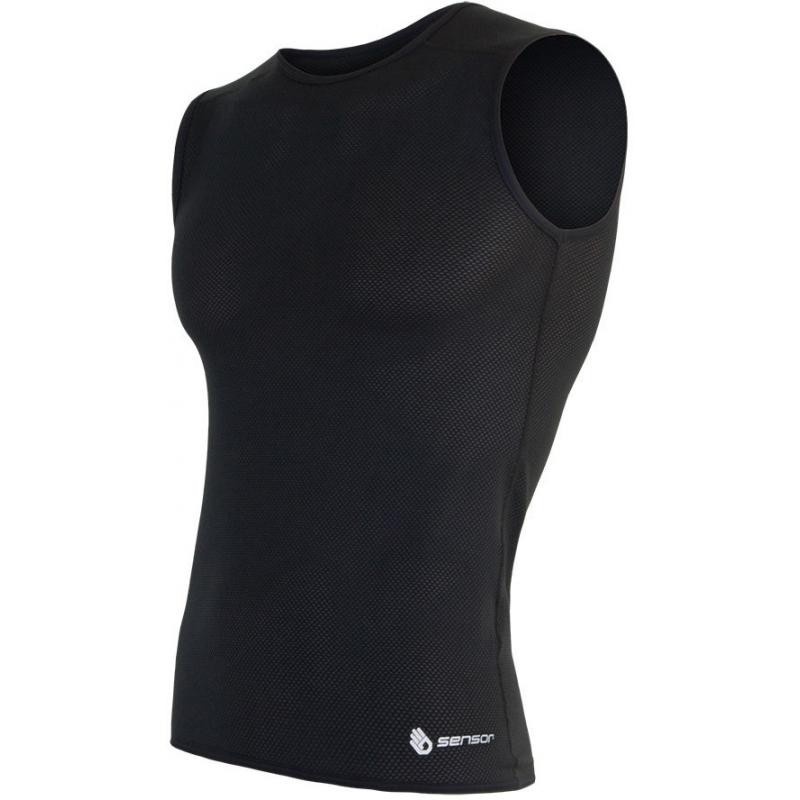 Triko Sensor Coolmax Air - pánské, bez rukávů, černá - velikost 2XL