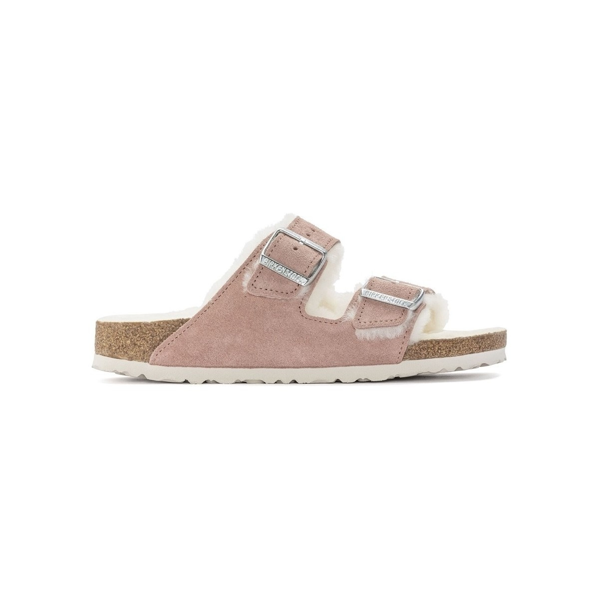 BIRKENSTOCK  Arizona Shearling Narrow - Pink Clay  Růžová